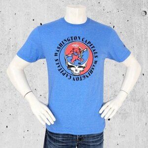 Washington Capitals Grateful Dead T Shirt Size Small Hockey Tee Dead.Net